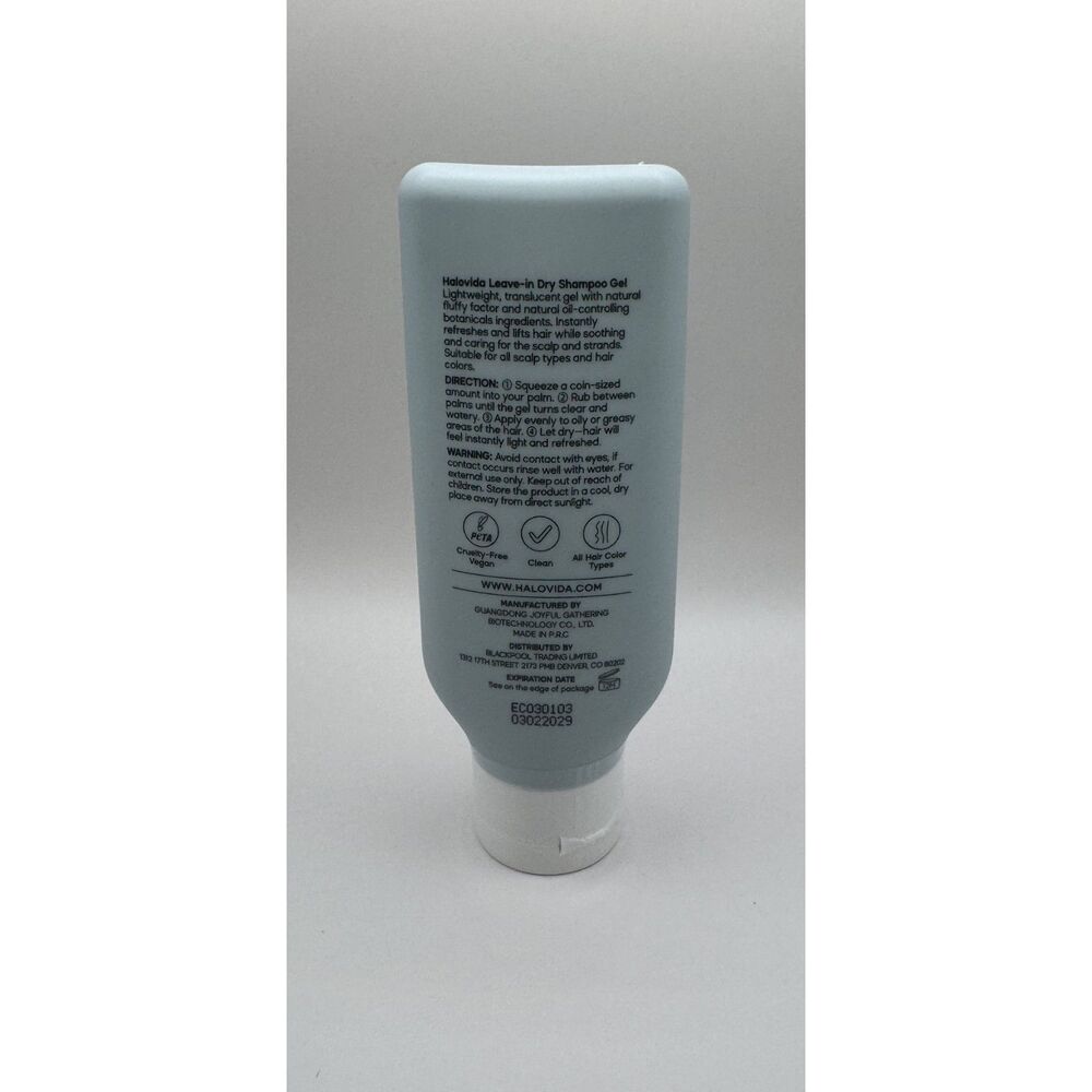 Halovida Leave-in Dry Shampoo Gel 2.82oz Degrease Clean Volumizing NEW - Picture 3 of 3